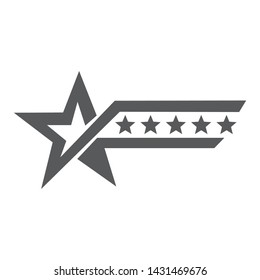 Star Isolated Flat Web Mobile Icon 