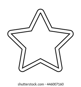 star isolated icon design, vector illustration  graphic 