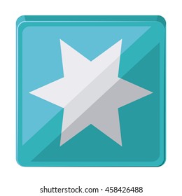 star isolated icon design, vector illustration  graphic