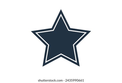 star isolated on white background.