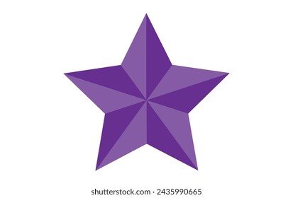 star isolated on white background.