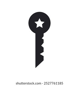 star key icon vector eps 