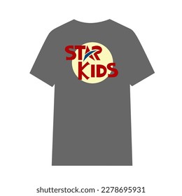 Star kids t-shirt design vector