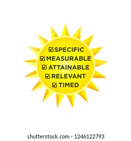 
Star KPI. Smart Goals Chart