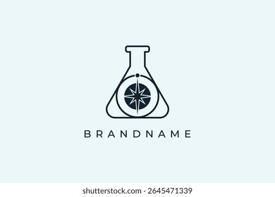 Star lab creative logo design vector template.