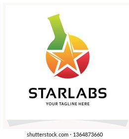 Star Labs Logo Design Template Inspiration