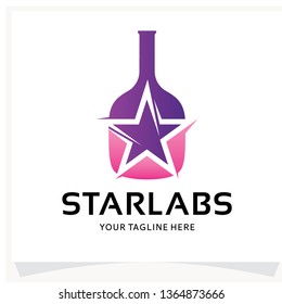 Star Labs Logo Design Template Inspiration
