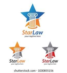 Star Law Logo Design