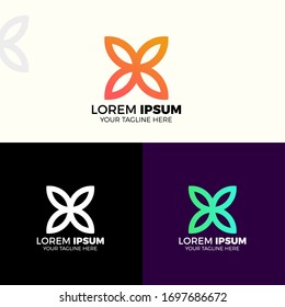 Star leaf logo design template. Suitable for Creative Industry, Multimedia, Entertainment, Educations, Shop, and any related business. File can be use vector EPS and image JPG formats