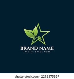 Diseño de imagen vectorial con logotipo de estrella