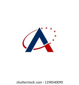 star in letter A 