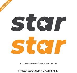 Star letter a logo icon design