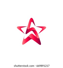 Star Letter S Initial Logo Template