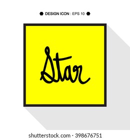 Star Lettering Vector EPS10, Great for any use.