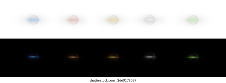 Star light with colored starlight, sparkling beam and galaxy background png.