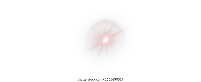 Star light with colored starlight, sparkling beam and galaxy background png.