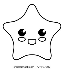 star light kawaii character