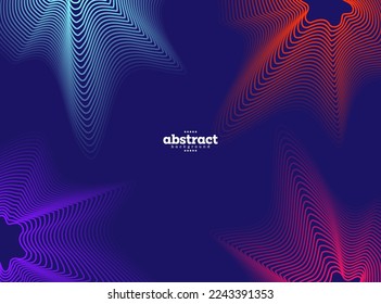 luz de estrella con degradado de radio color tono de onda de sonido textura de comunicación fondo de tema para banner de publicidad, folleto, página de aterrizaje del sitio web, pasos vectoriales de portada del bloc de notas.