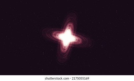 Star Light Violet Spiral Black hole on Galaxy background with Milky Way spiral,Universe and starry concept design,vector