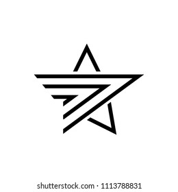 Star line Express Logo Template