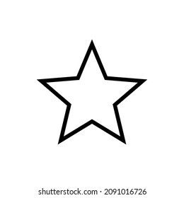 Star line icon for apps and web sites