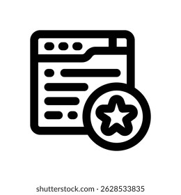 star line icon. Clean and minimalist vector icon for websites, mobile apps, presentations, and logos. Fully scalable and customizable for any project.