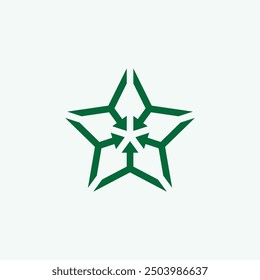 Star Line icon Creative Design