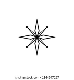 star line icon. Element of star icon for mobile concept and web apps. Thin line star icon can be used for web and mobile. Premium icon