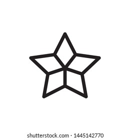 star line icon vector illustration design template