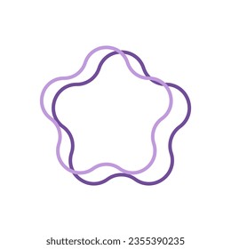 Star line icon. Vector illustration.