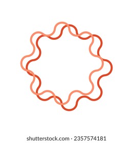 Star line icon. Vector illustration.