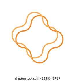 Icono de línea de estrella. Ilustración vectorial.