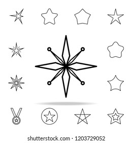 star line icon. Web icons universal set for web and mobile