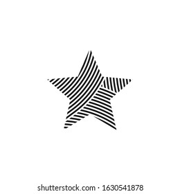 star line logo vector icon design template