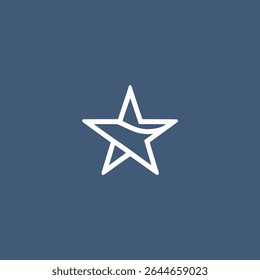 star line minimalism business company logo vector illustration template design
