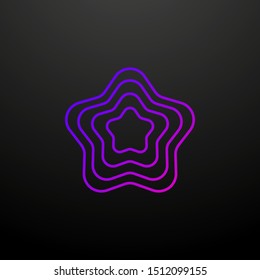 Star line nolan icon. Elements of stars set. Simple icon for websites, web design, mobile app, info graphics