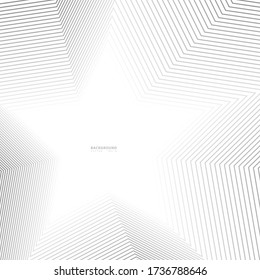 Star line Pattern. Geometric Star Background. Abstract star texture .  Vector abstract graphic design. New Year Christmas template.