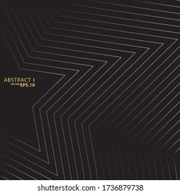 Star line Pattern. Geometric Star Background. Abstract star texture .  Vector abstract graphic design. New Year Christmas template.