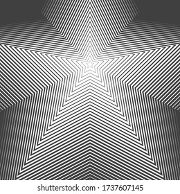 Star line Pattern. Geometric Star Background. Abstract star texture .  Vector abstract graphic design. New Year Christmas template.