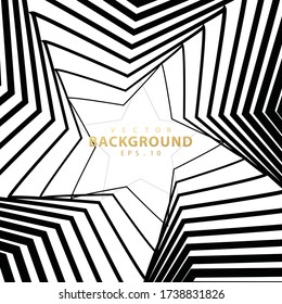 Star line Pattern. Geometric Star Background. Abstract star texture .  Vector abstract graphic design. New Year Christmas template.