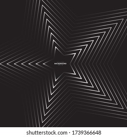 Star line Pattern. Geometric Star Background. Abstract star texture .  Vector abstract graphic design. New Year Christmas template.