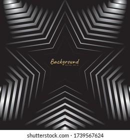 Star line Pattern. Geometric Star Background. Abstract star texture .  Vector abstract graphic design. New Year Christmas template.