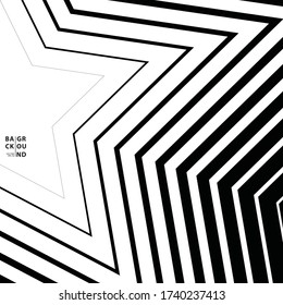 Star line Pattern. Geometric Star Background. Abstract star texture .  Vector abstract graphic design. New Year Christmas template.
