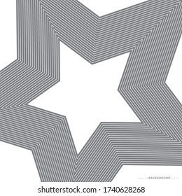 Star line Pattern. Geometric Star Background. Abstract star texture .  Vector abstract graphic design. New Year Christmas template.