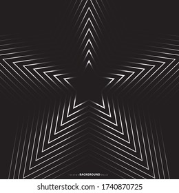 Star line Pattern. Geometric Star Background. Abstract star texture .  Vector abstract graphic design. New Year Christmas template.