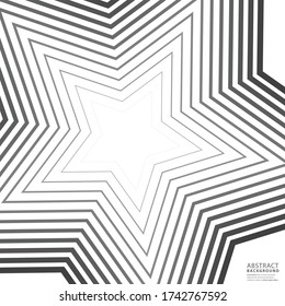 Patrón de línea de estrella. Fondo de estrella geométrica. Textura de estrella abstracta.  Diseño gráfico abstracto vectorial. Plantilla de Navidad de Año Nuevo.