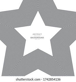 Star line Pattern. Geometric Star Background. Abstract star texture .  Vector abstract graphic design. New Year Christmas template.