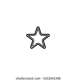 star line vector icon