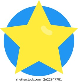 Star Line vector Icon Design