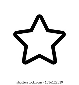 star line vector single icon